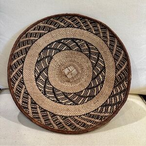 NEW Africa Woven Basket. Made by the Binga people of Zambia/Zimbabwe